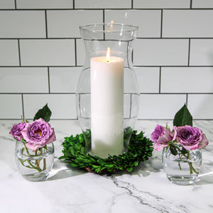 Richland Pillar Candles 3"x9" White Set of 12