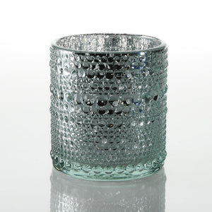 Richland Mercury Candle Holder Pearly Silver Small Set of 36