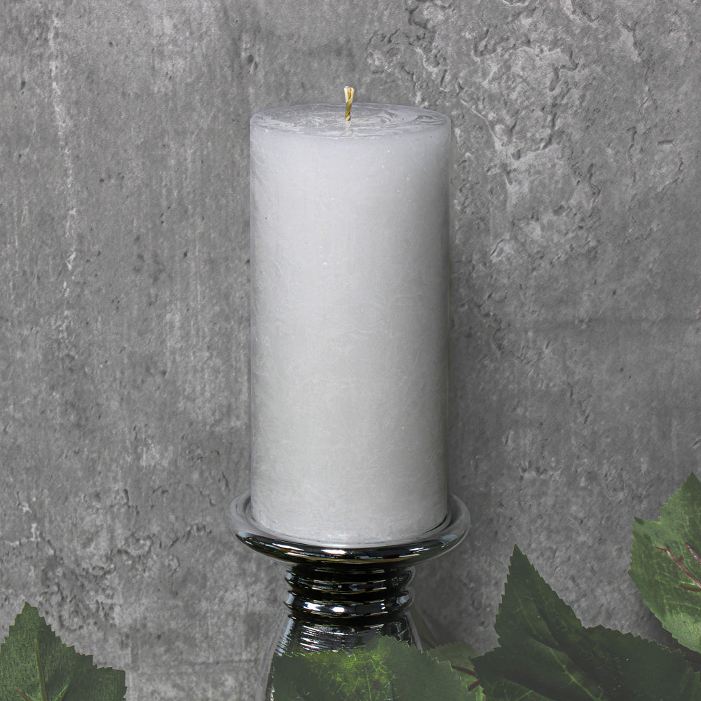 Richland Rustic Pillar Candle 3"x 6" White