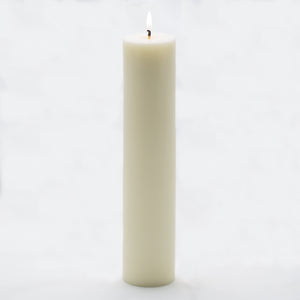richland pillar candle 2 x9 light ivory set of 10