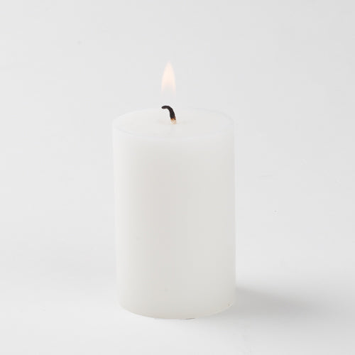 Richland Pillar Candle 2"x3" White Set of 80