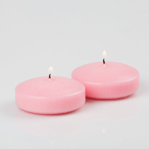 richland floating candles 3 pink set of 96