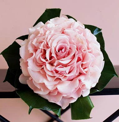 DIY How to make a Single Flower Wedding Bouquet or Wedding Nosegay