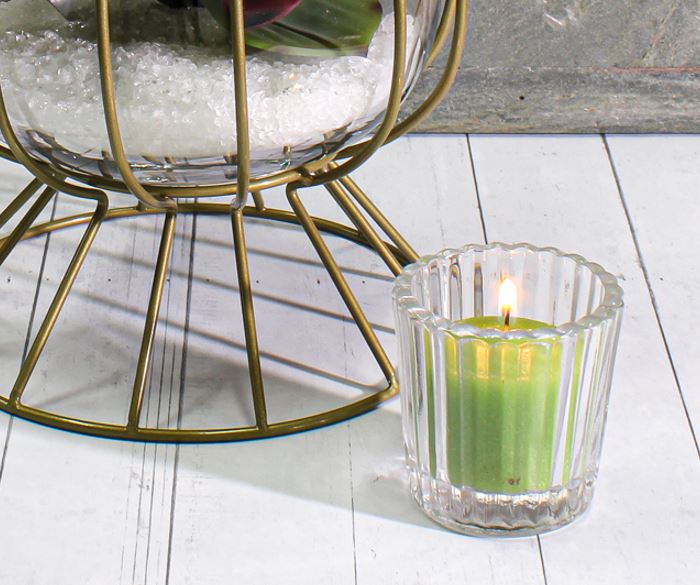 Richland Votive Candles Unscented Green 10 Hour Set of 144