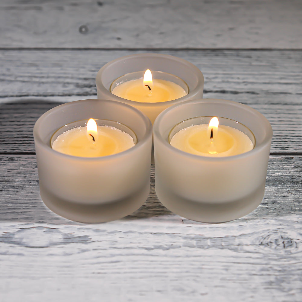 Richland Clear Cup Tealight Candles Ivory Vanilla Scented Set of 500 - view 1