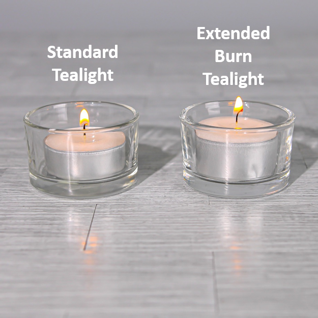 Richland Extended Burn Tealight Candles White Unscented Set of 400 - view 3