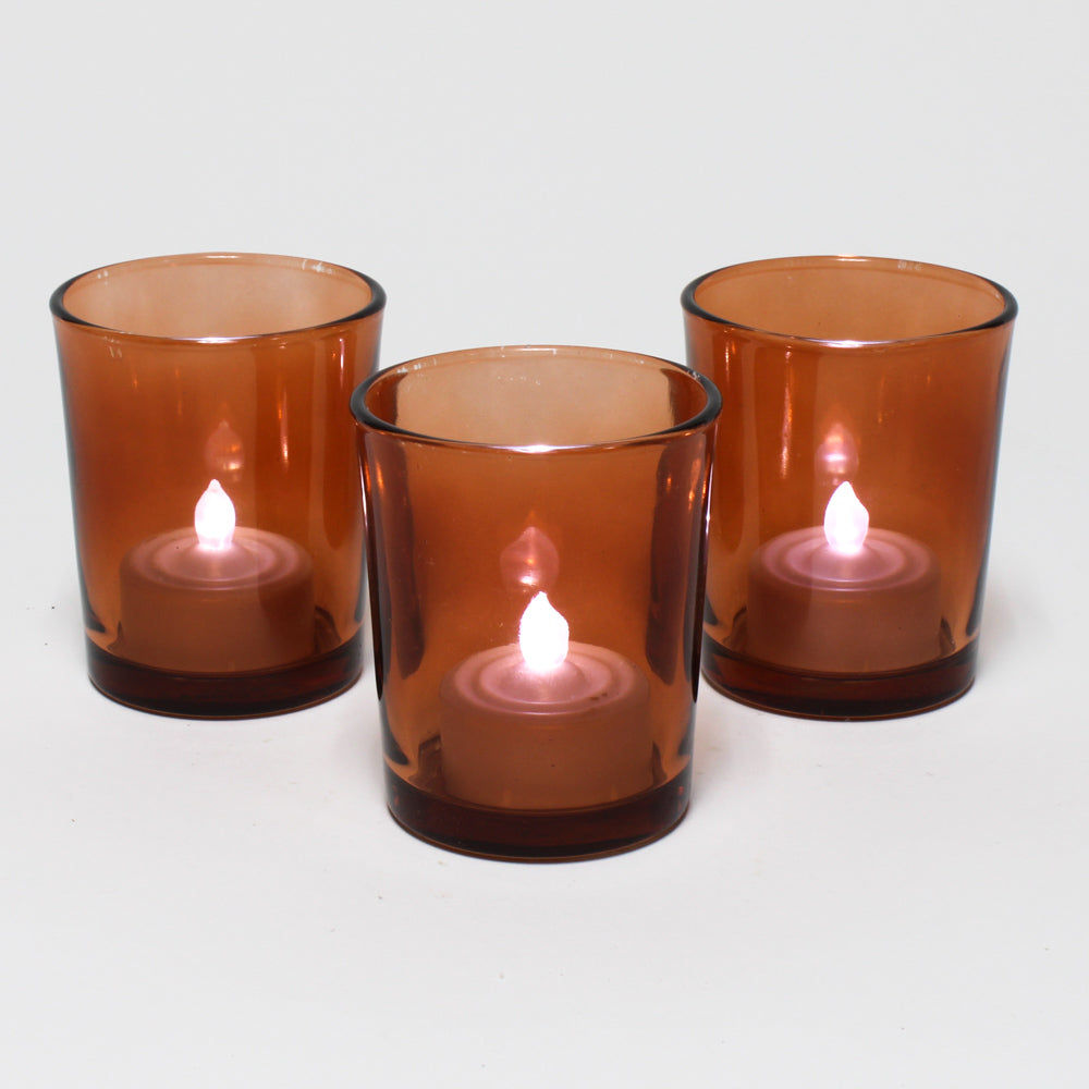 Eastland Votive Holder Amber Set of 72