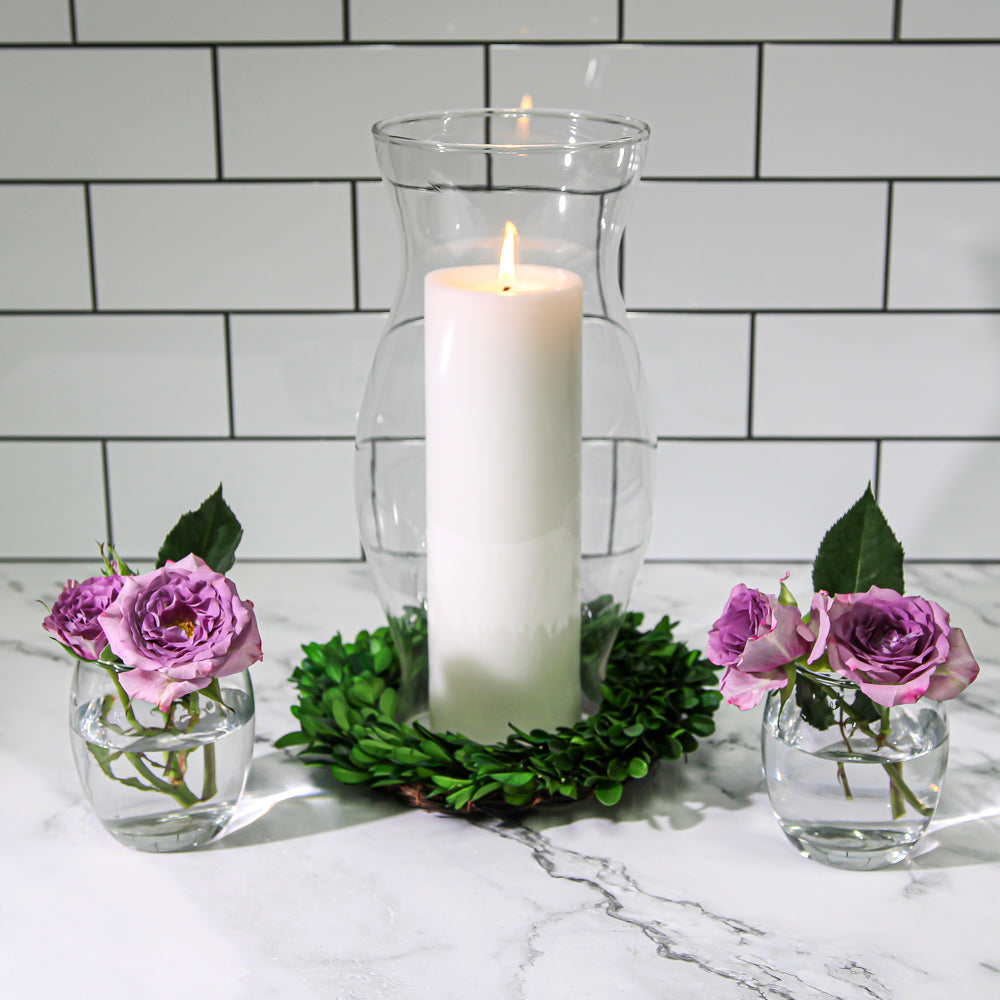 Richland Pillar Candles 3"x9" White Set of 12