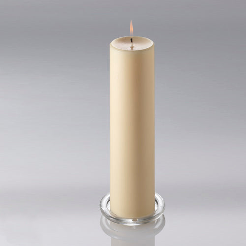 ivory pillar candle 3x12 6008 06 - view 1