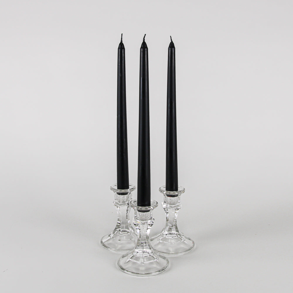 Richland Taper Candles 10" Black Set of 50 SaveOnCrafts