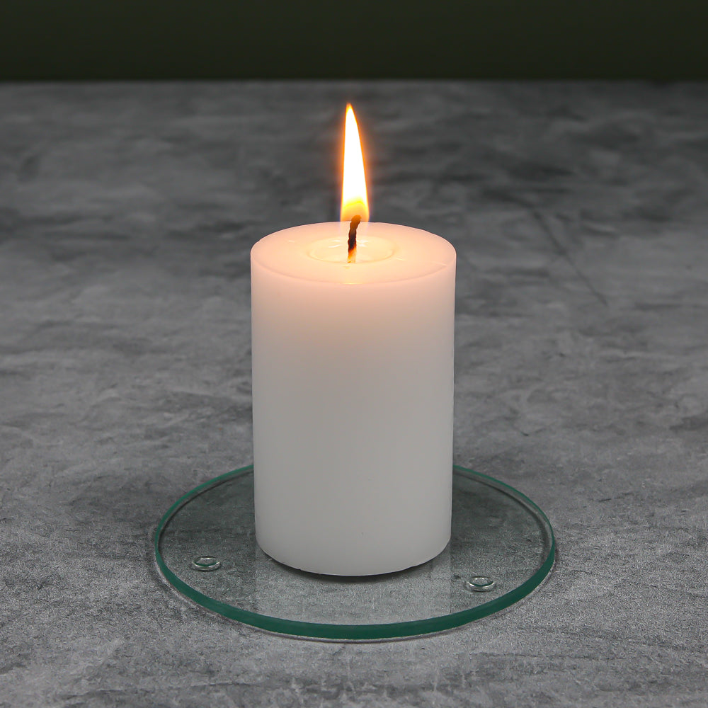 Richland Pillar Candle 2"x3" White - view 2