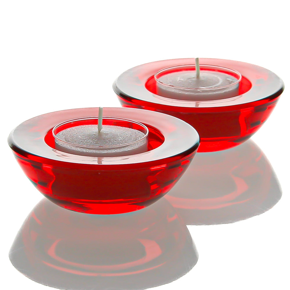 Eastland Chunky Tealight Candle Holder Red - view 1