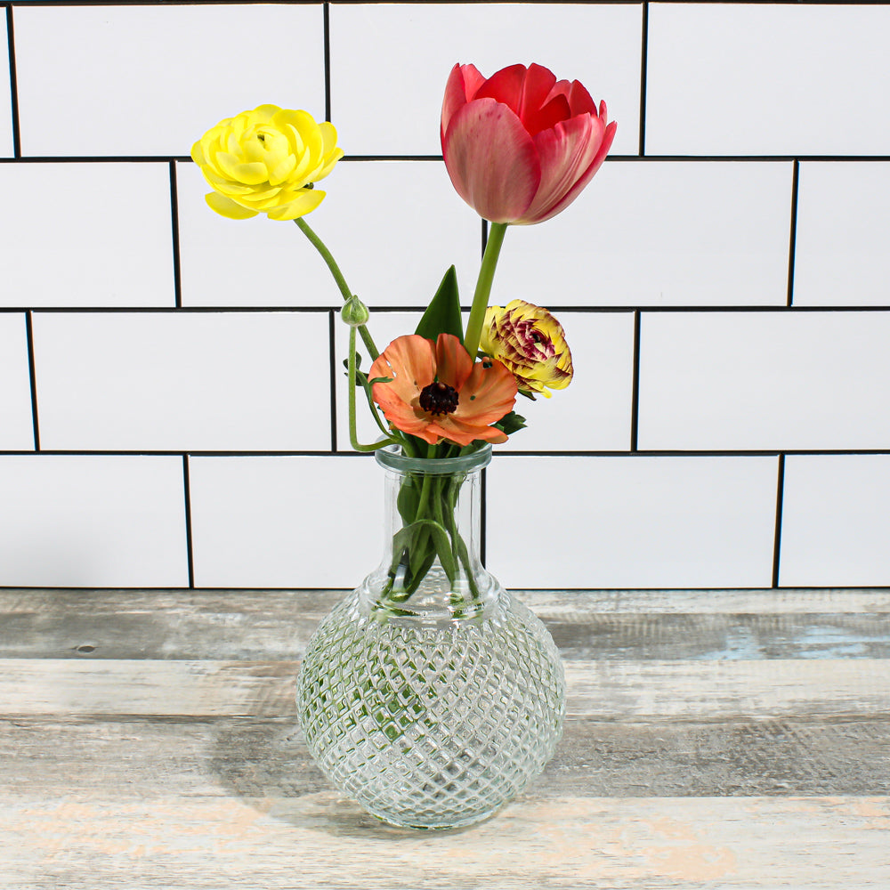richland textured glass perfume vase - view 2