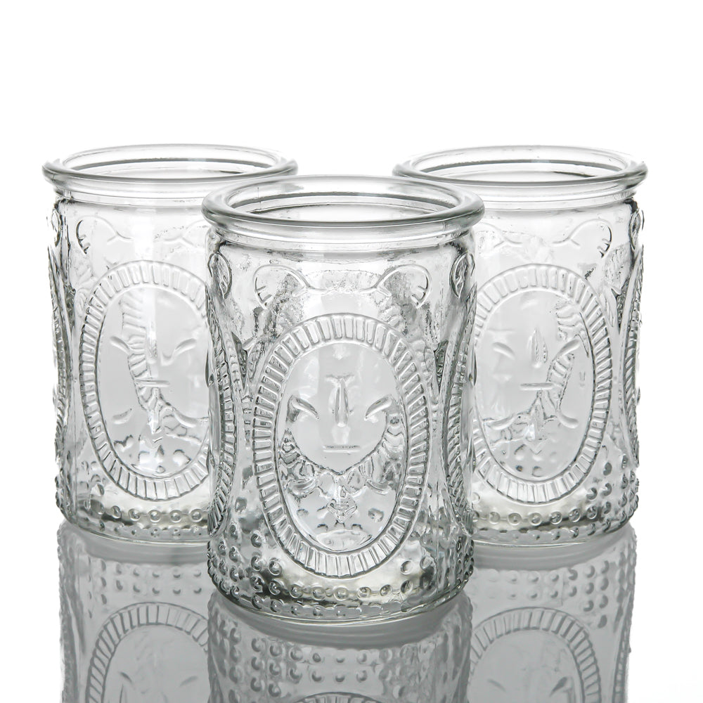 Richland Candle Holder and Vase Textured Glass Tall - view 1
