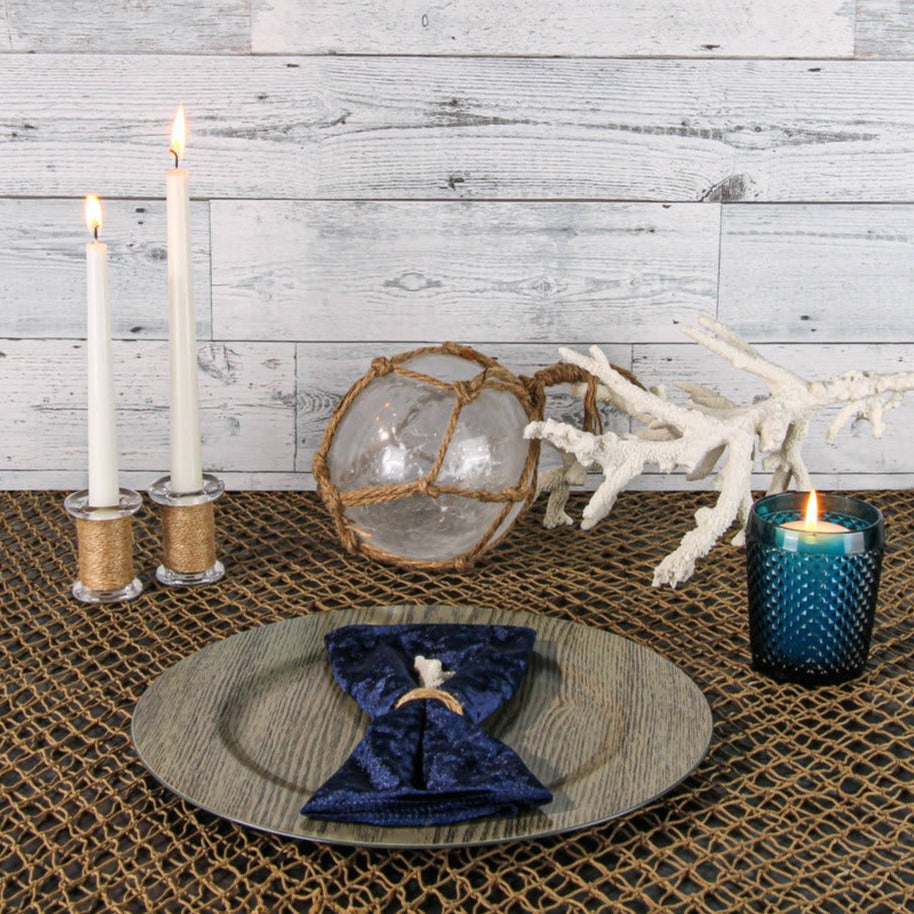 Richland Simple Glass Taper Candle Holder Set of 6 - view 5