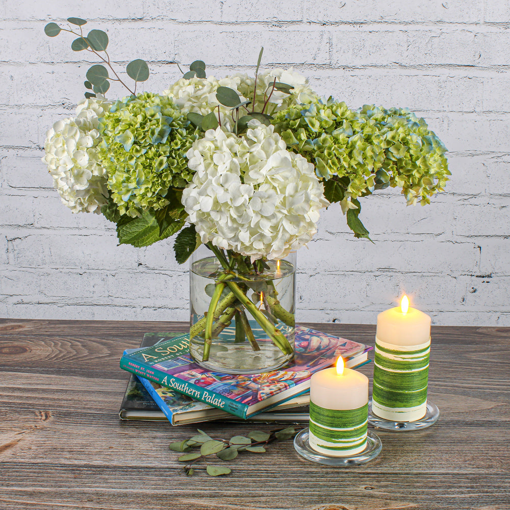 Eastland Wide Cylinder Vase 6" x 8" Set of 2