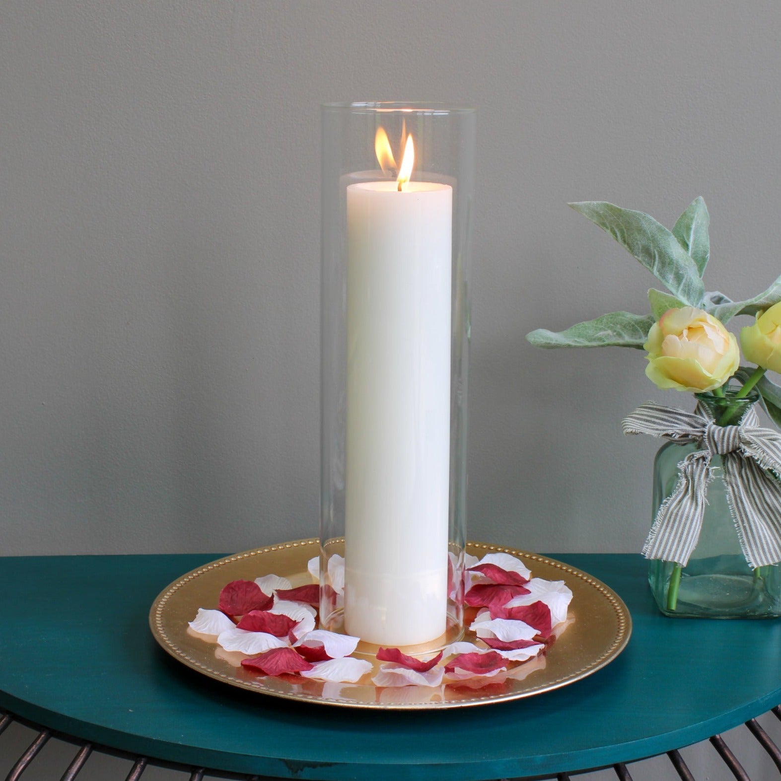 Richland Glass Chimney Candle Shade 4" x 14" Set of 12