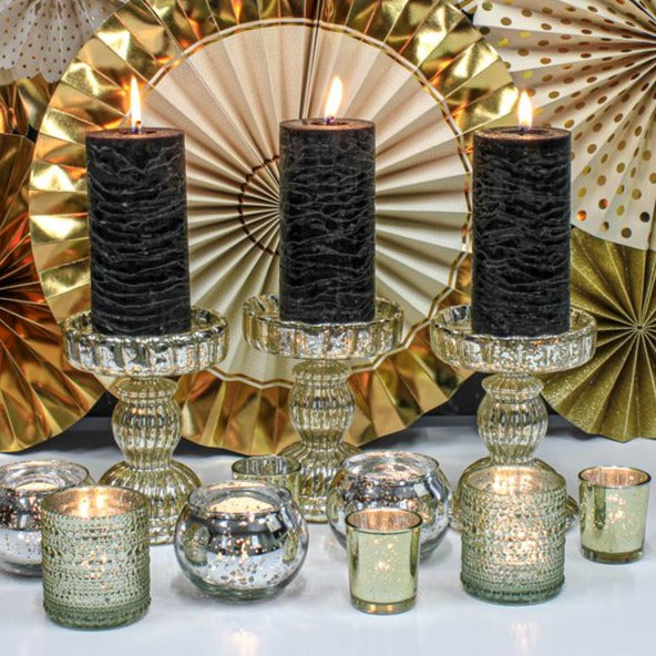 Richland Metallic Gold Mercury Votive Holders Set of 12 - view 4