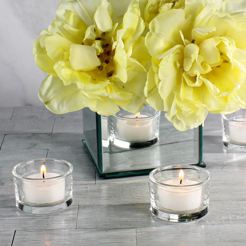 Richland Clear Cup Tealight Candles White Unscented Set of 500 - view 6