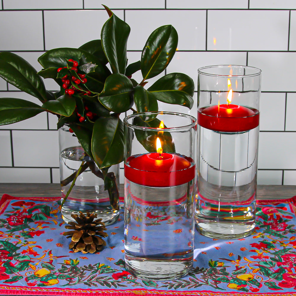 Richland Floating Candles 3" Red - view 2