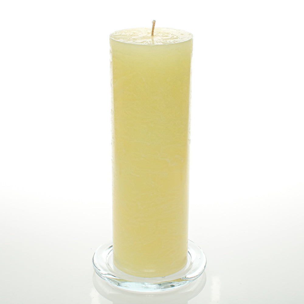 Richland Rustic Pillar Candle 3"x 9" Ivory - view 1