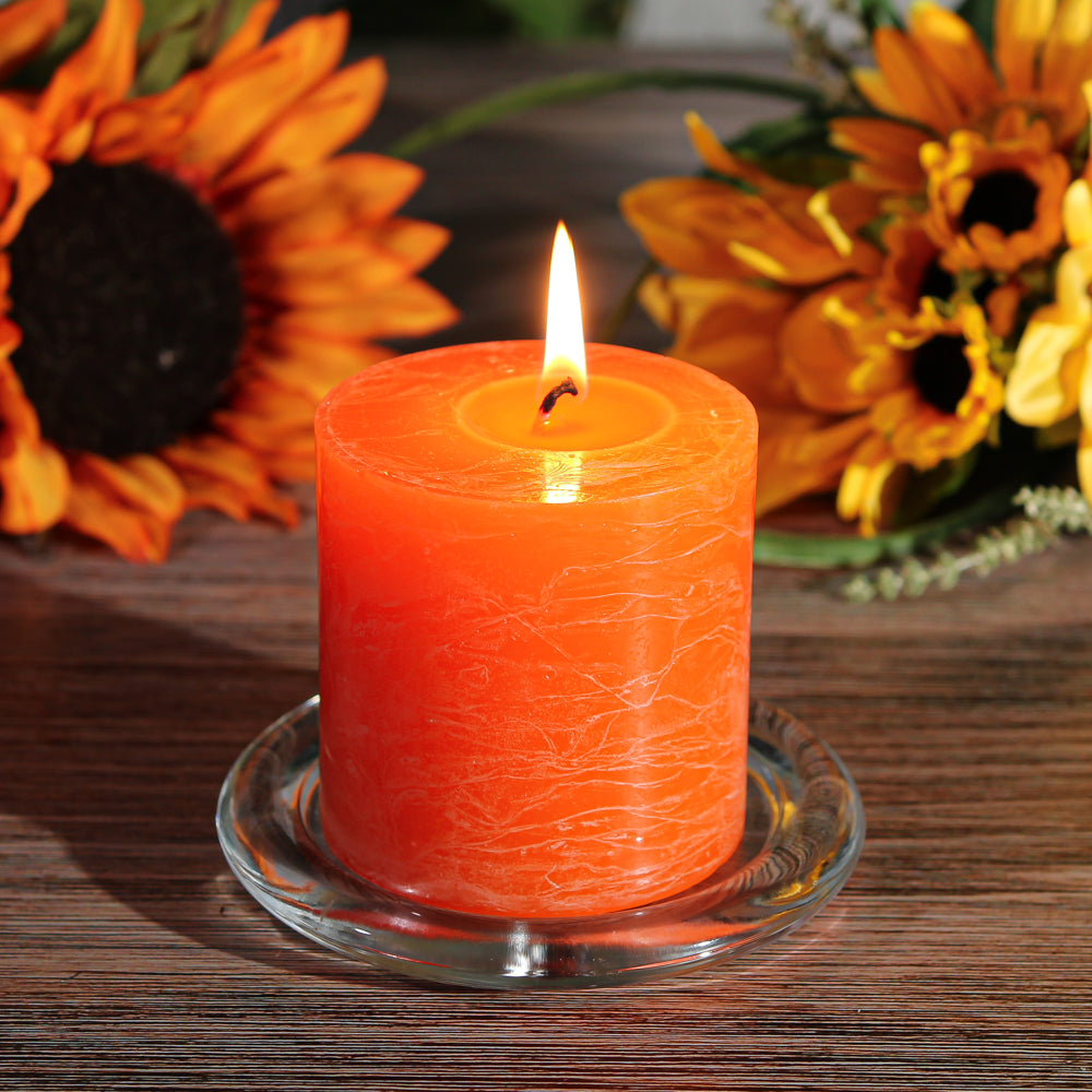 eastland pillar candle holder glass set of 12