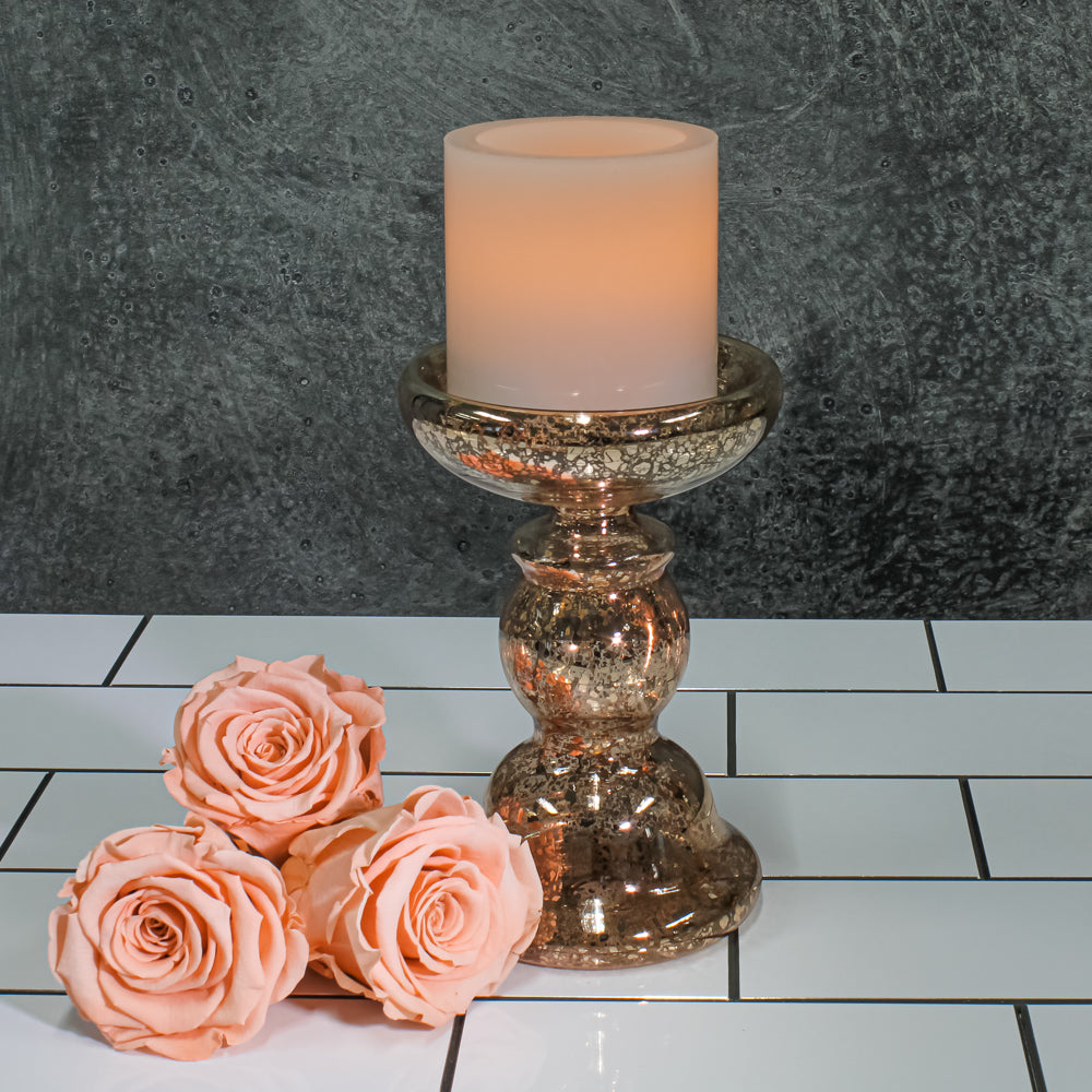richland flameless led pillar candle 3 x 3 white - view 2