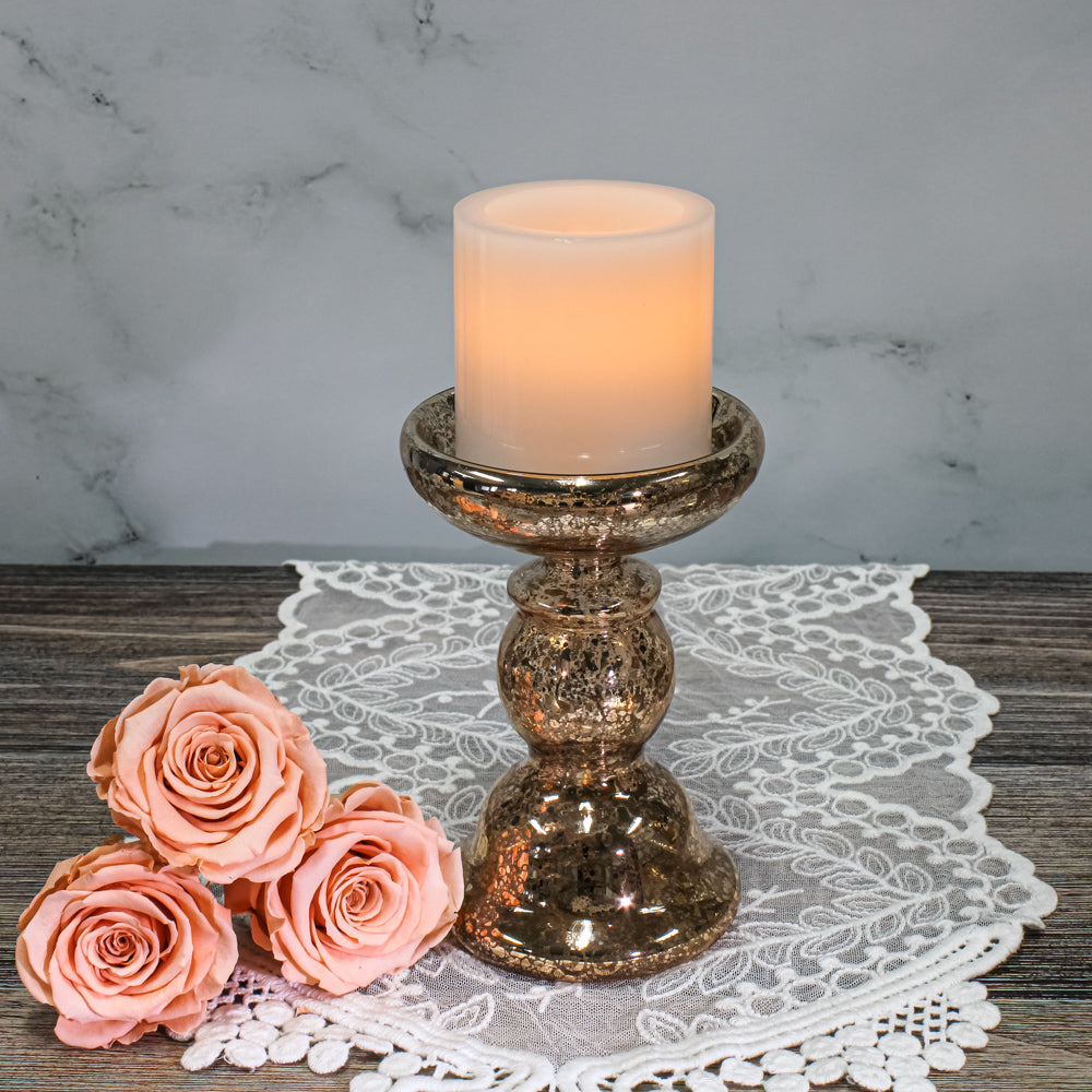 richland flameless led pillar candle 3 x 3 white - view 4