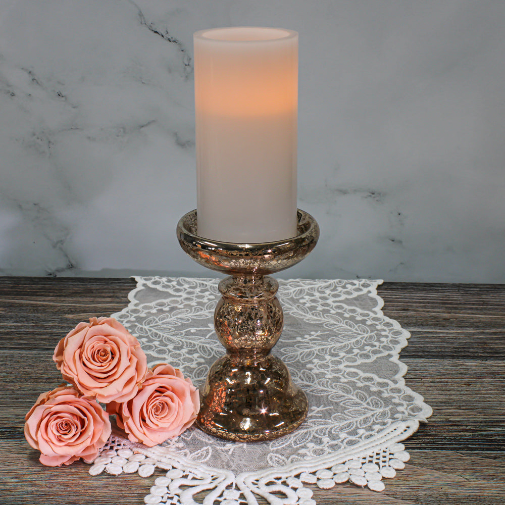 richland flameless led pillar candle 3 x 6 white - view 3