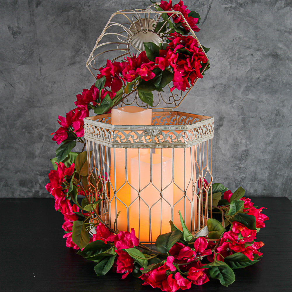 Richland 4" x 10" Large LED Pillar Candle with Wavy Top - view 3