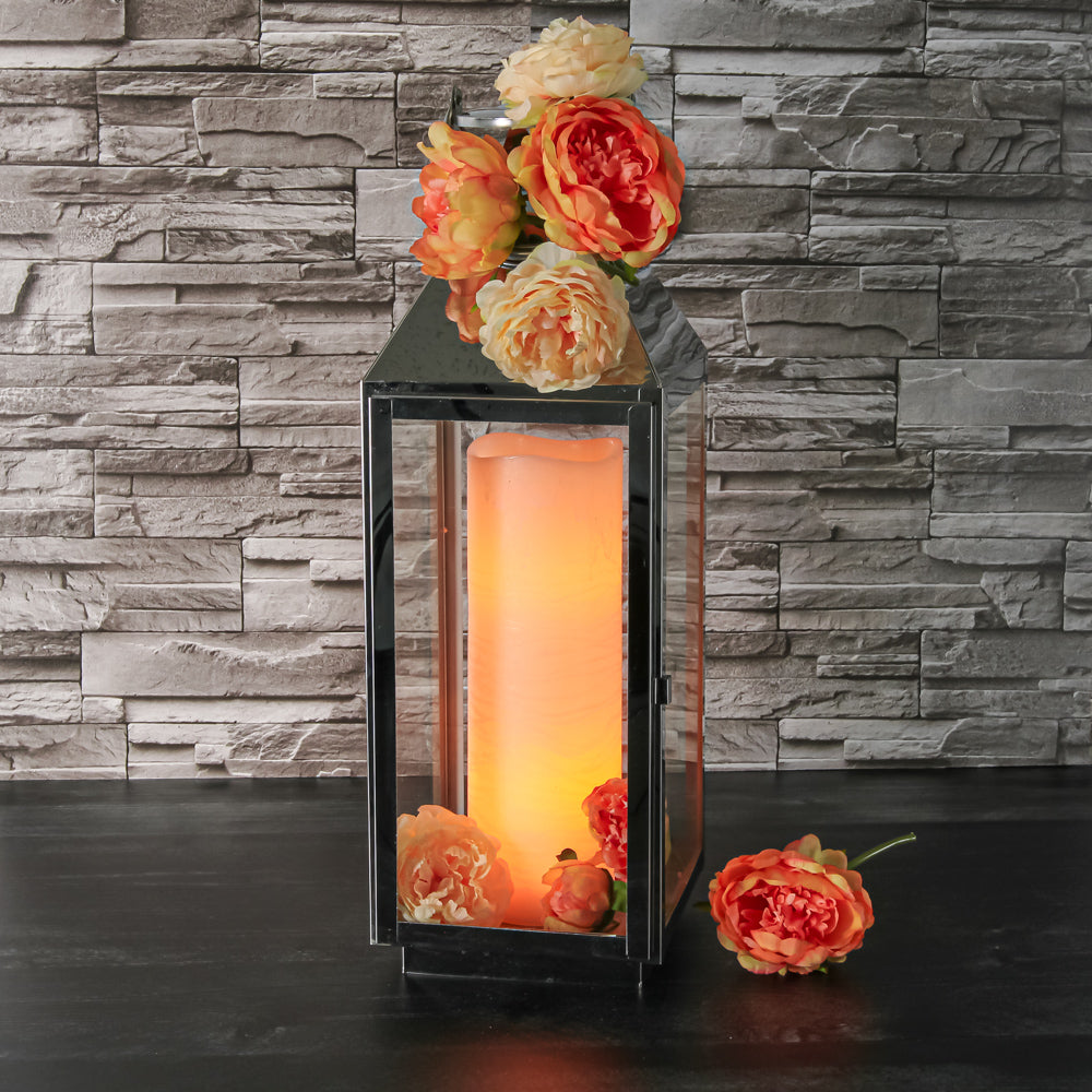 Richland 4" x 12" Large LED Pillar Candle with Wavy Top - view 2
