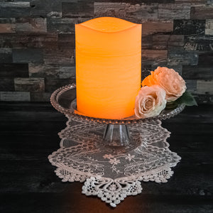 Richland LED Big Pillar Candles Ivory 6” Set of 12