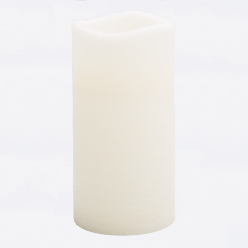 richland led big pillar candles ivory 6 x 12 set of 4 - view 1