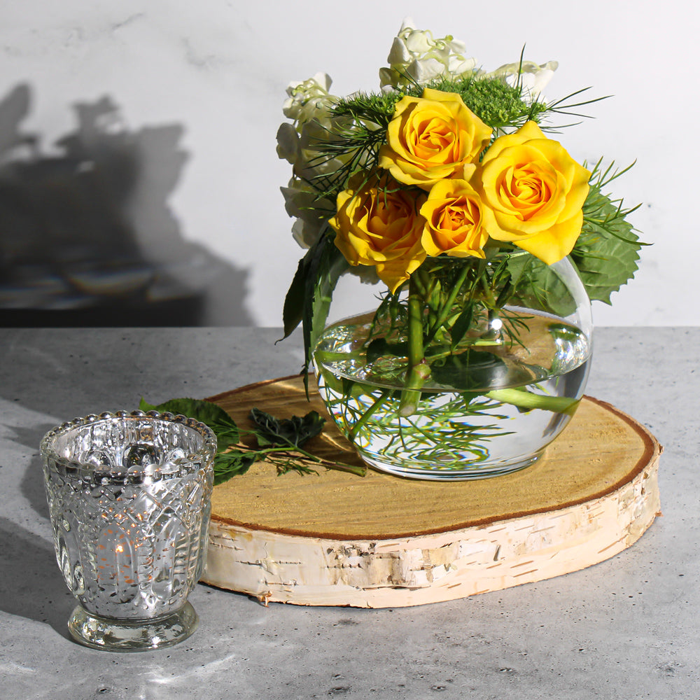 Eastland Bubble Ball Vase 5.5" - view 3