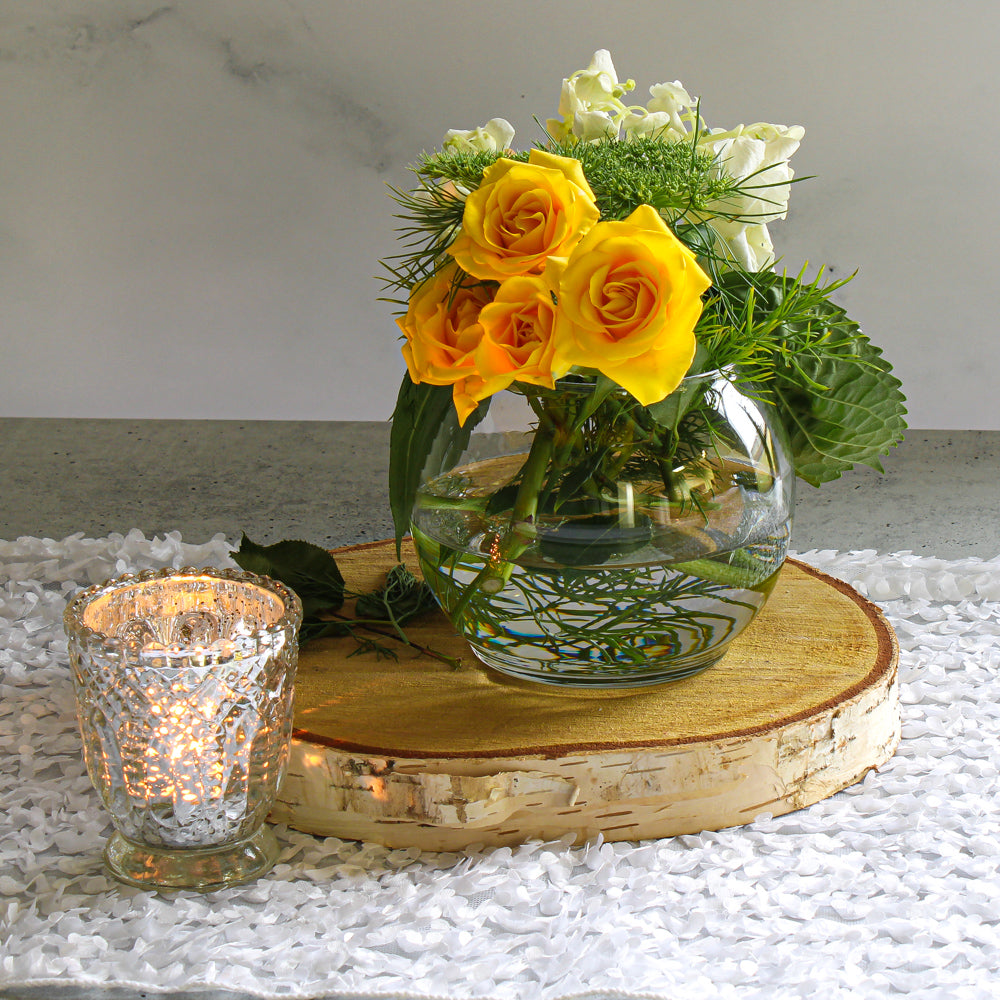 Eastland Bubble Ball Vase 5.5" - view 4