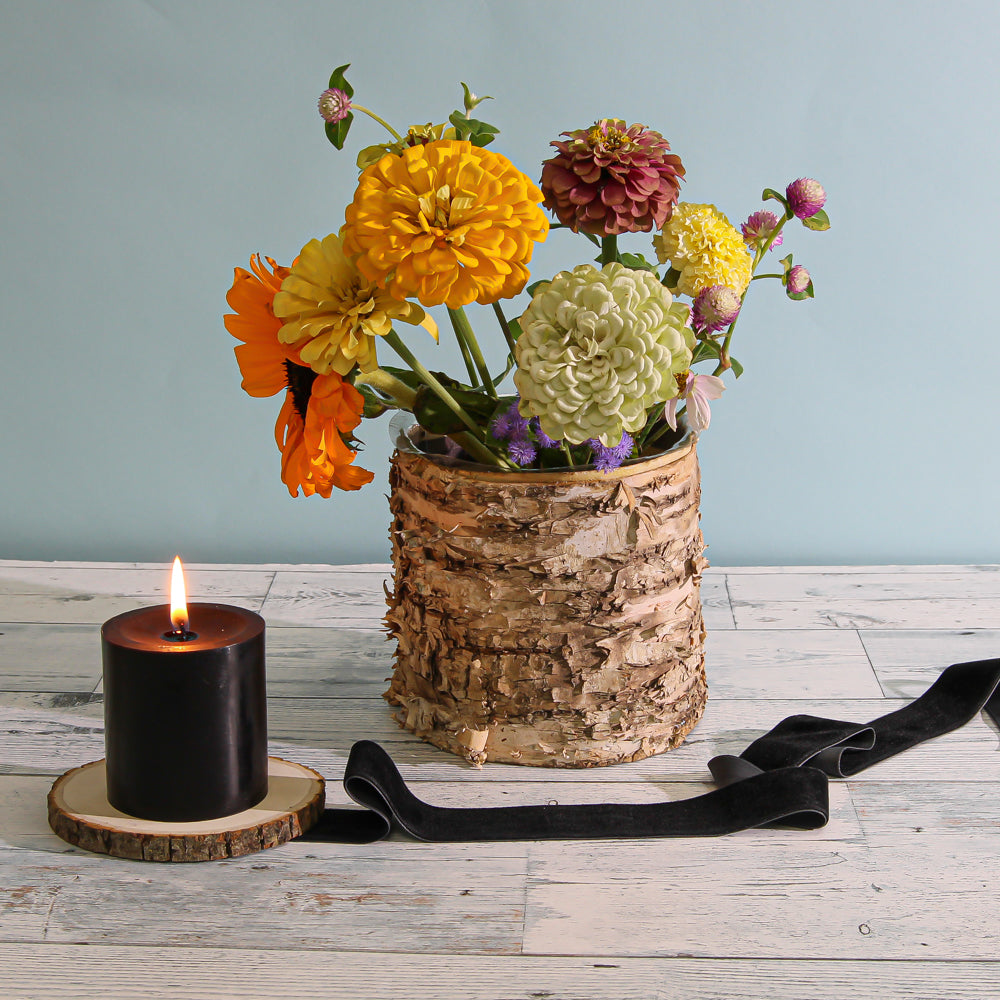Richland Pillar Candle 3"x3" Black - view 2