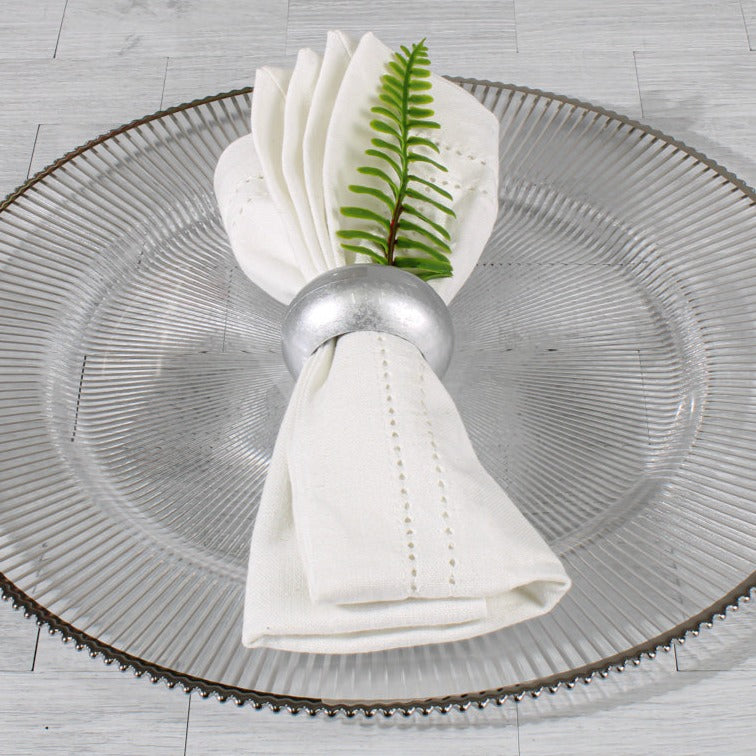 richland napkin ring 2 3 silver set of 24
