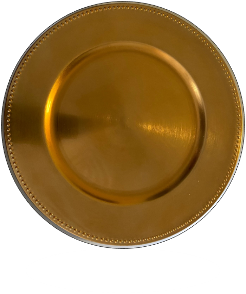 Richland Beaded Charger Plate 13" Gold Set of 24 - view 1