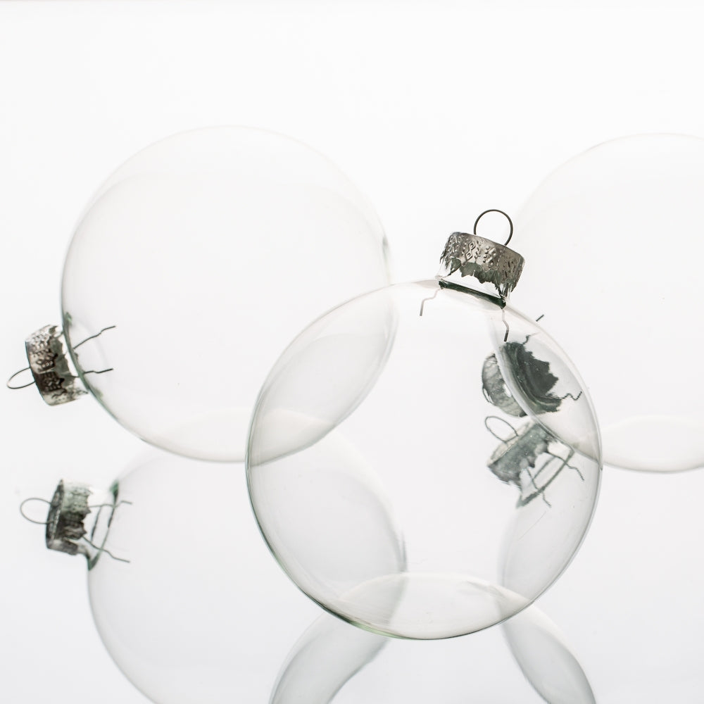 Richland Glass Ornaments 3” Set of 24