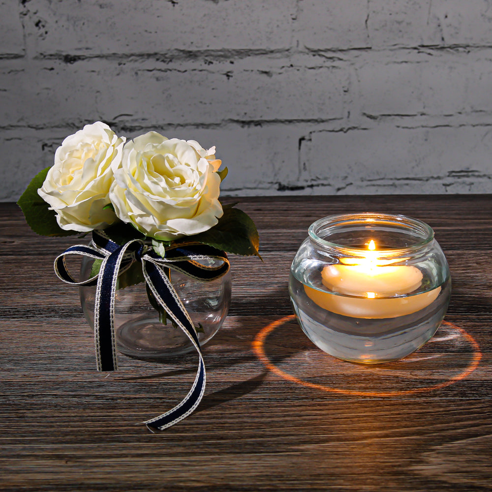 Richland Bubble Ball Vase with Rim 4"  - view 2