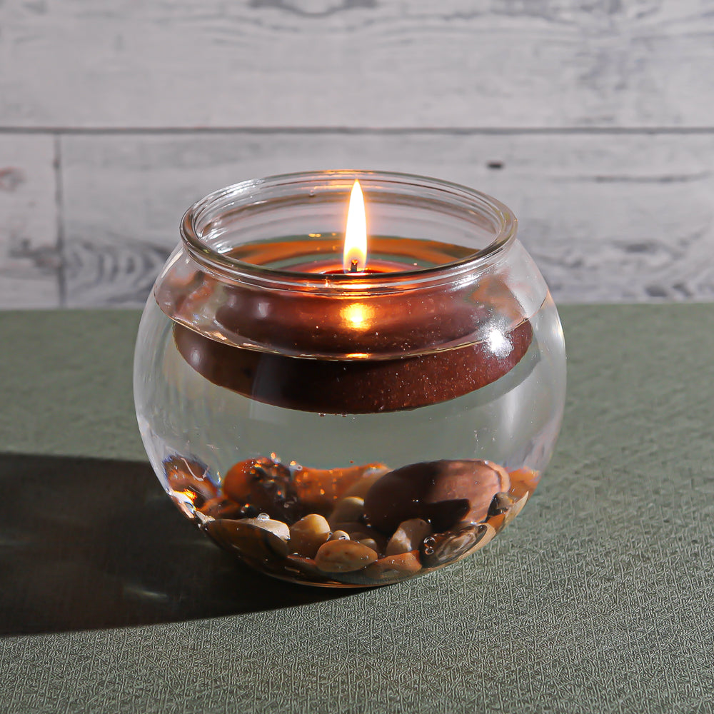 Richland Floating Candles 3" Brown Set of 24 SaveOnCrafts