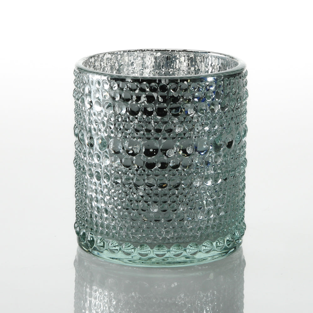 Richland Mercury Candle Holder Pearly Silver Small Set of 36