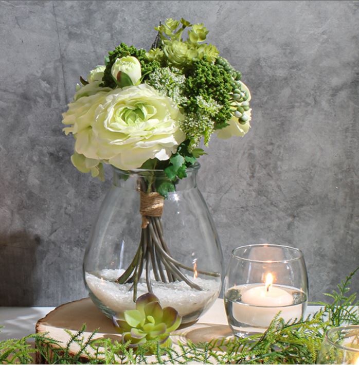 halcyone vintage glass vase large