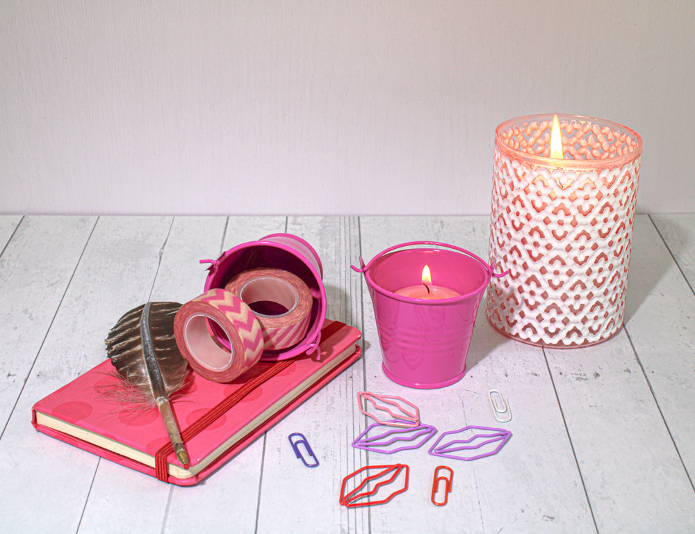 Richland 2" Iron Favor Bucket, Fuchsia Set of 100 - view 2