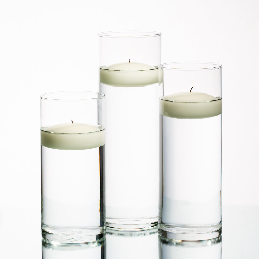 floating candles cylinder holders set 03 - view 30