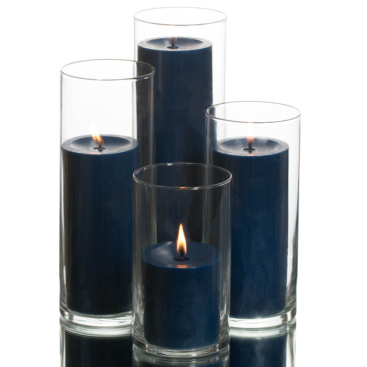 richland pillar candles eastland cylinder holders set of 4 - view 6