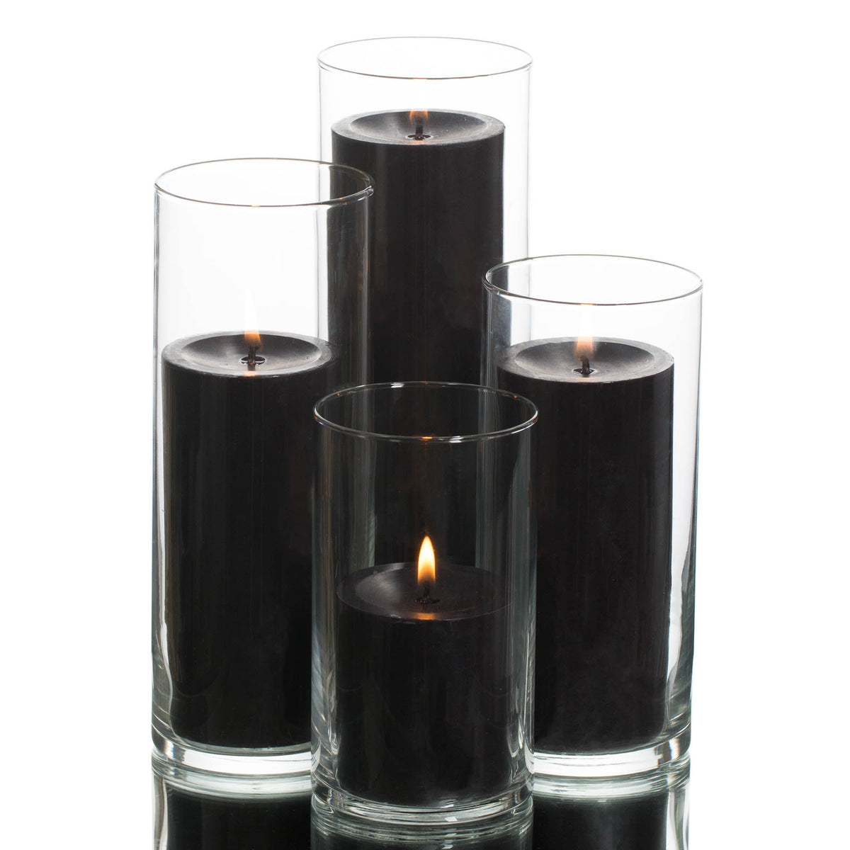 richland pillar candles eastland cylinder holders set of 4 - view 11