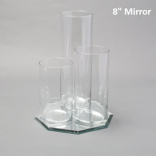 Eastland Octagon Mirror and Cylinder Vase Centerpiece Set of 48 - view 3