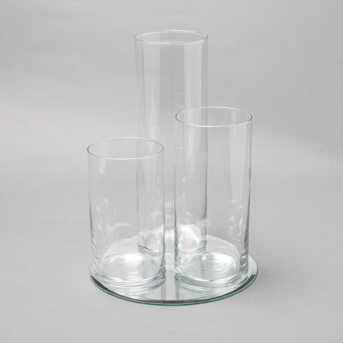 Eastland Round Mirror and Cylinder Vase Centerpiece Set of 4 - view 2