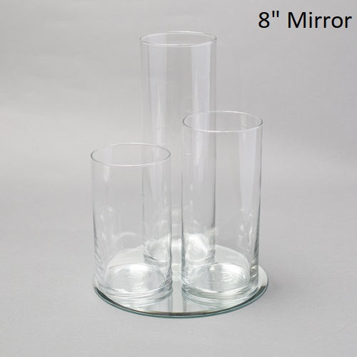 Eastland Round Mirror and Cylinder Vase Centerpiece Set of 4 - view 3